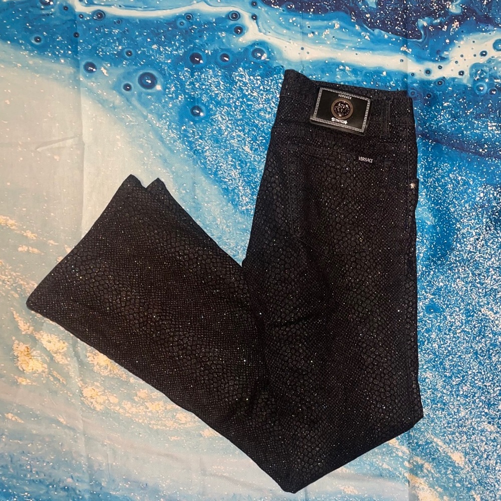 Versace Jeans Couture Denim Jeans Black Size 31